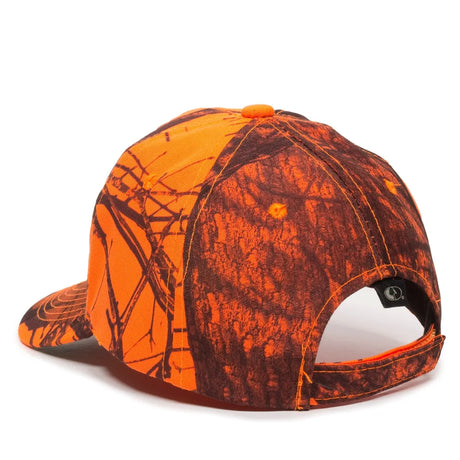Outdoor Cap 350 Canvas Camo Structured Solid Back Hat Unisex Accessories Hats & Caps