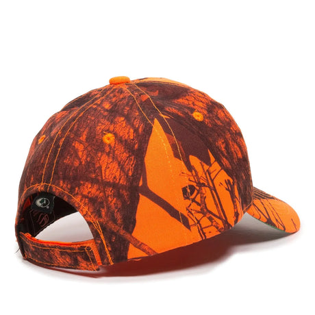 Outdoor Cap 350 Canvas Camo Structured Solid Back Hat Unisex Accessories Hats & Caps