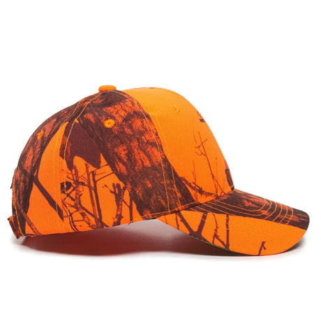 Outdoor Cap 350 Canvas Camo Structured Solid Back Hat Unisex Accessories Hats & Caps