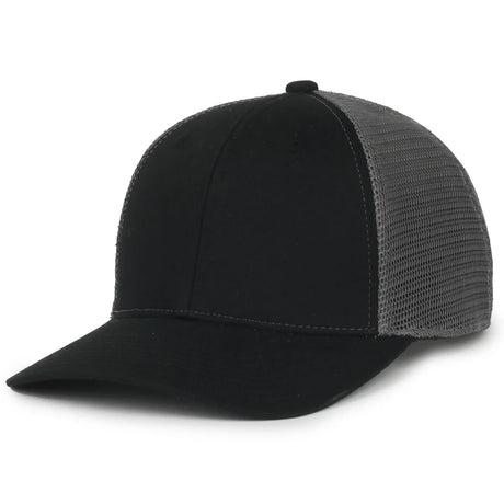 Outdoor Cap FLX672M Pro Round Crown Structured Trucker Hat Unisex Accessories Hats & Caps