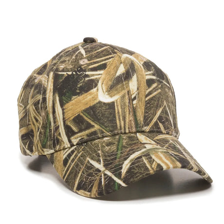 Outdoor Cap 350 Canvas Camo Structured Solid Back Hat Unisex Accessories Hats & Caps