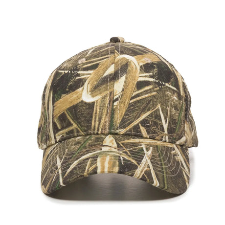 Outdoor Cap 350 Canvas Camo Structured Solid Back Hat Unisex Accessories Hats & Caps