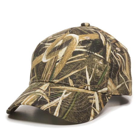 Outdoor Cap 350 Canvas Camo Structured Solid Back Hat Unisex Accessories Hats & Caps