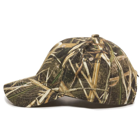 Outdoor Cap 350 Canvas Camo Structured Solid Back Hat Unisex Accessories Hats & Caps