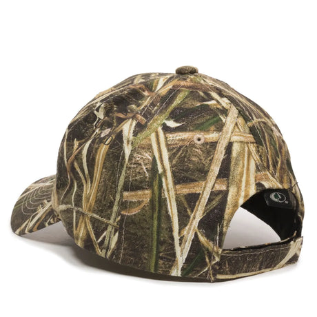 Outdoor Cap 350 Canvas Camo Structured Solid Back Hat Unisex Accessories Hats & Caps