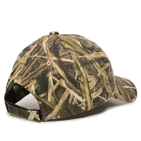 Outdoor Cap 350 Canvas Camo Structured Solid Back Hat Unisex Accessories Hats & Caps