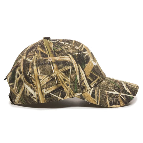 Outdoor Cap 350 Canvas Camo Structured Solid Back Hat Unisex Accessories Hats & Caps