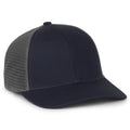 Outdoor Cap FLX672M Pro Round Crown Structured Trucker Hat Unisex Accessories Hats & Caps