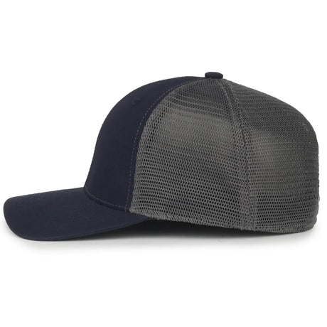 Outdoor Cap FLX672M Pro Round Crown Structured Trucker Hat Unisex Accessories Hats & Caps