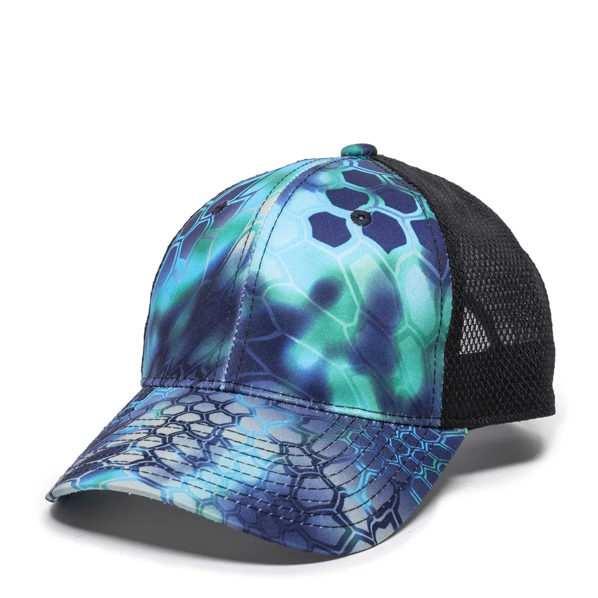 Outdoor Cap PFC-150M Moisture Wicking Structured Trucker Hat Unisex Accessories Hats & Caps