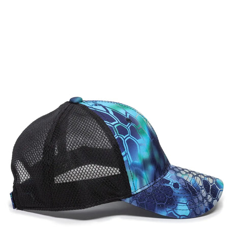 Outdoor Cap PFC-150M Moisture Wicking Structured Trucker Hat Unisex Accessories Hats & Caps