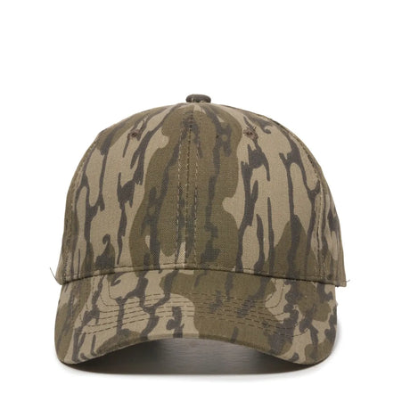 Outdoor Cap 350 Canvas Camo Structured Solid Back Hat Unisex Accessories Hats & Caps