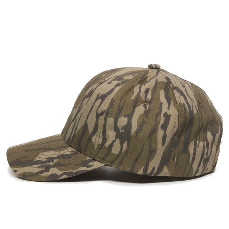 Outdoor Cap 350 Canvas Camo Structured Solid Back Hat Unisex Accessories Hats & Caps