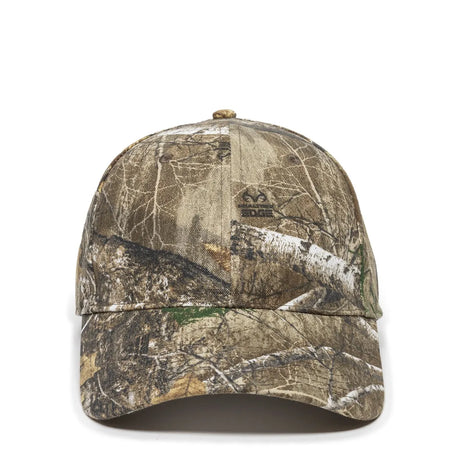 Outdoor Cap 350 Canvas Camo Structured Solid Back Hat Unisex Accessories Hats & Caps