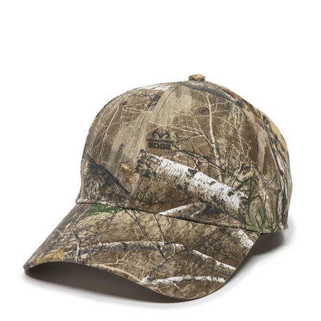 Outdoor Cap 350 Canvas Camo Structured Solid Back Hat Unisex Accessories Hats & Caps