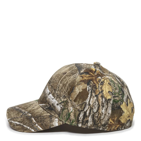 Outdoor Cap 350 Canvas Camo Structured Solid Back Hat Unisex Accessories Hats & Caps