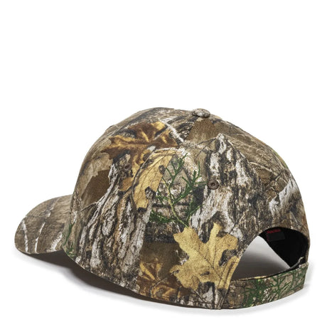 Outdoor Cap 350 Canvas Camo Structured Solid Back Hat Unisex Accessories Hats & Caps