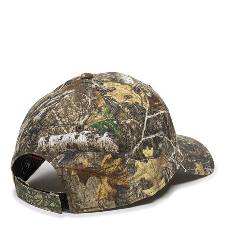 Outdoor Cap 350 Canvas Camo Structured Solid Back Hat Unisex Accessories Hats & Caps