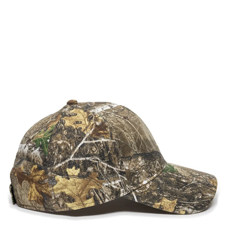 Outdoor Cap 350 Canvas Camo Structured Solid Back Hat Unisex Accessories Hats & Caps