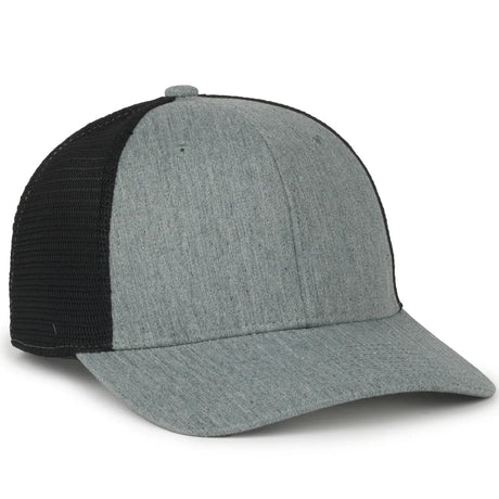 Outdoor Cap FLX672M Pro Round Crown Structured Trucker Hat Unisex Accessories Hats & Caps