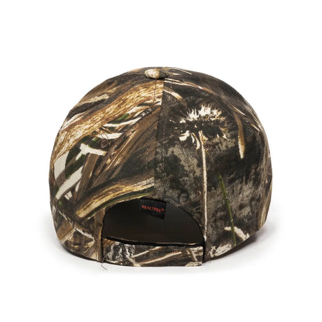 Outdoor Cap 350 Canvas Camo Structured Solid Back Hat Unisex Accessories Hats & Caps