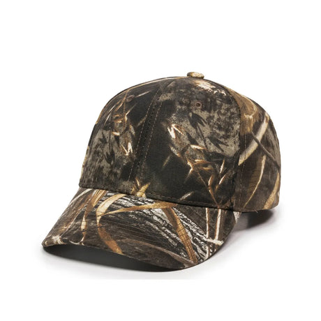 Outdoor Cap 350 Canvas Camo Structured Solid Back Hat Unisex Accessories Hats & Caps