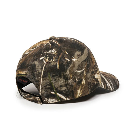 Outdoor Cap 350 Canvas Camo Structured Solid Back Hat Unisex Accessories Hats & Caps