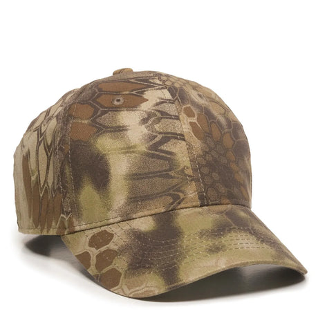 Outdoor Cap 350 Canvas Camo Structured Solid Back Hat Unisex Accessories Hats & Caps