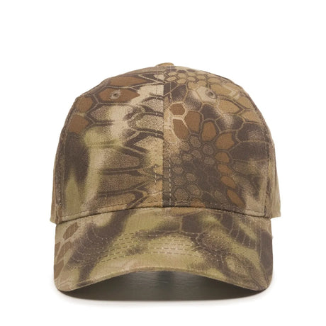 Outdoor Cap 350 Canvas Camo Structured Solid Back Hat Unisex Accessories Hats & Caps
