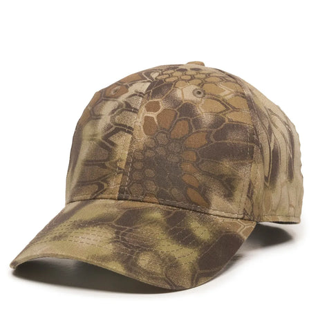 Outdoor Cap 350 Canvas Camo Structured Solid Back Hat Unisex Accessories Hats & Caps