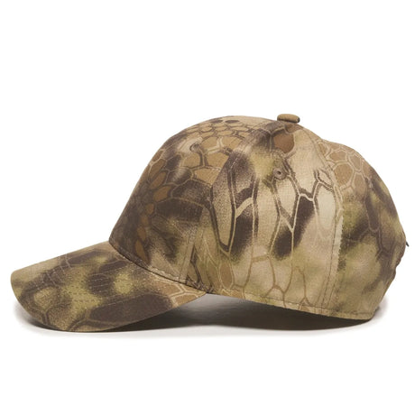 Outdoor Cap 350 Canvas Camo Structured Solid Back Hat Unisex Accessories Hats & Caps