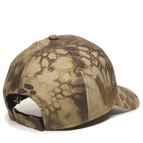 Outdoor Cap 350 Canvas Camo Structured Solid Back Hat Unisex Accessories Hats & Caps