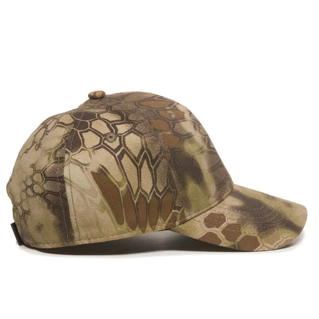 Outdoor Cap 350 Canvas Camo Structured Solid Back Hat Unisex Accessories Hats & Caps
