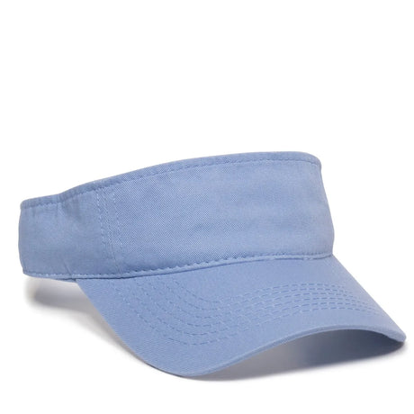 Outdoor Cap GWTV-100 Garment Washed Cotton Twill Visor Unisex Accessories Hats & Caps