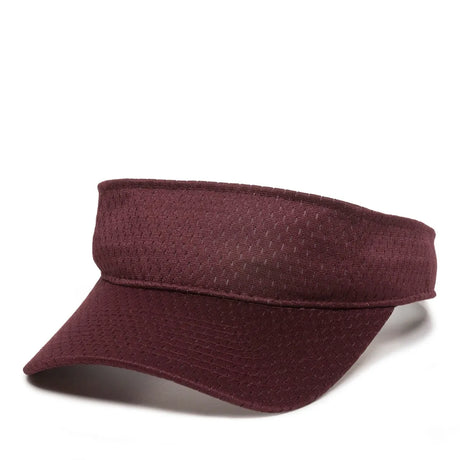 Outdoor Cap JMV-100 Jersey Mesh Visor Unisex Accessories Hats & Caps