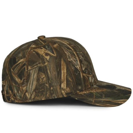 Outdoor Cap 350 Canvas Camo Structured Solid Back Hat Unisex Accessories Hats & Caps