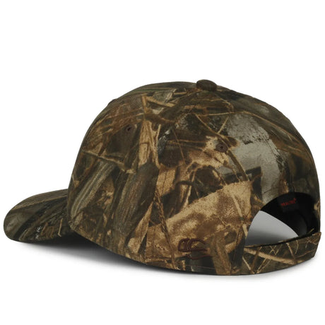 Outdoor Cap 350 Canvas Camo Structured Solid Back Hat Unisex Accessories Hats & Caps