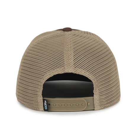 Outdoor Cap FLX672M Pro Round Crown Structured Trucker Hat Unisex Accessories Hats & Caps