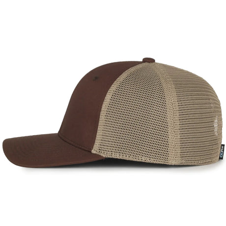 Outdoor Cap FLX672M Pro Round Crown Structured Trucker Hat Unisex Accessories Hats & Caps