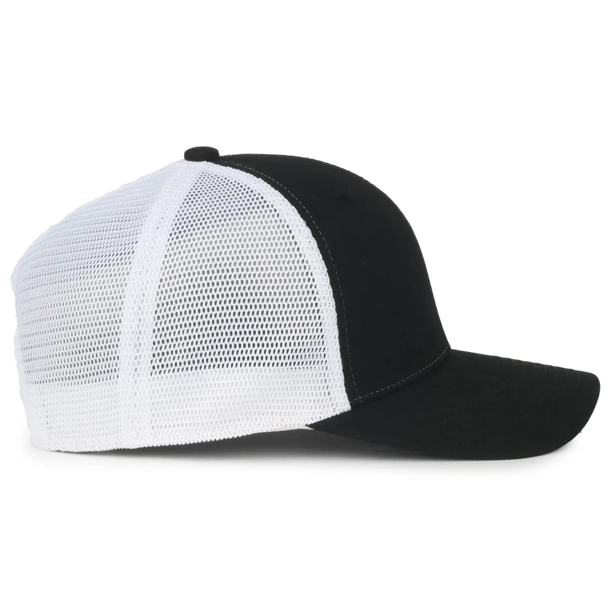 Outdoor Cap FLX672M Pro Round Crown Structured Trucker Hat Unisex Accessories Hats & Caps