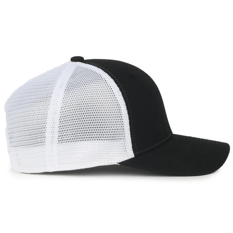 Outdoor Cap FLX672M Pro Round Crown Structured Trucker Hat Unisex Accessories Hats & Caps