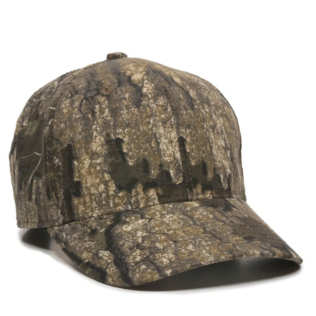 Outdoor Cap 350 Canvas Camo Structured Solid Back Hat Unisex Accessories Hats & Caps