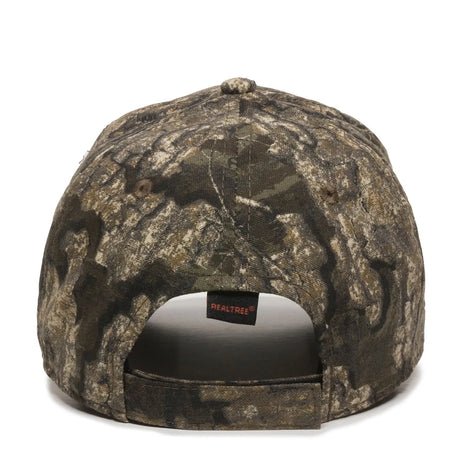 Outdoor Cap 350 Canvas Camo Structured Solid Back Hat Unisex Accessories Hats & Caps