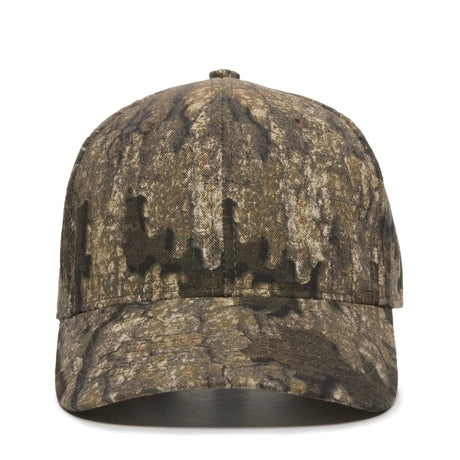 Outdoor Cap 350 Canvas Camo Structured Solid Back Hat Unisex Accessories Hats & Caps