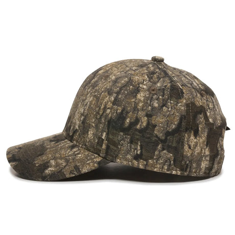 Outdoor Cap 350 Canvas Camo Structured Solid Back Hat Unisex Accessories Hats & Caps