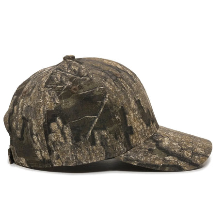 Outdoor Cap 350 Canvas Camo Structured Solid Back Hat Unisex Accessories Hats & Caps