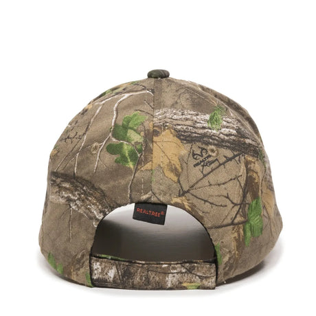 Outdoor Cap 350 Canvas Camo Structured Solid Back Hat Unisex Accessories Hats & Caps