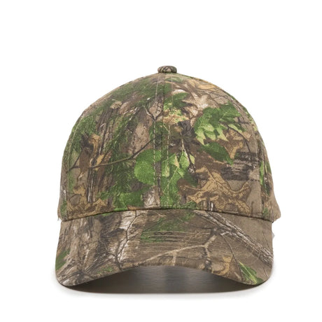 Outdoor Cap 350 Canvas Camo Structured Solid Back Hat Unisex Accessories Hats & Caps
