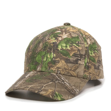 Outdoor Cap 350 Canvas Camo Structured Solid Back Hat Unisex Accessories Hats & Caps