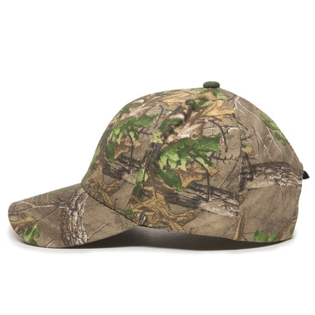 Outdoor Cap 350 Canvas Camo Structured Solid Back Hat Unisex Accessories Hats & Caps